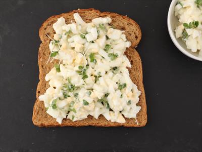 Klassískt enskt eggjasalat