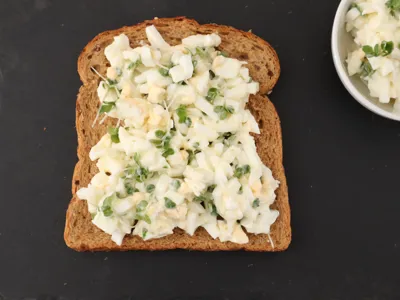 Klassískt enskt eggjasalat