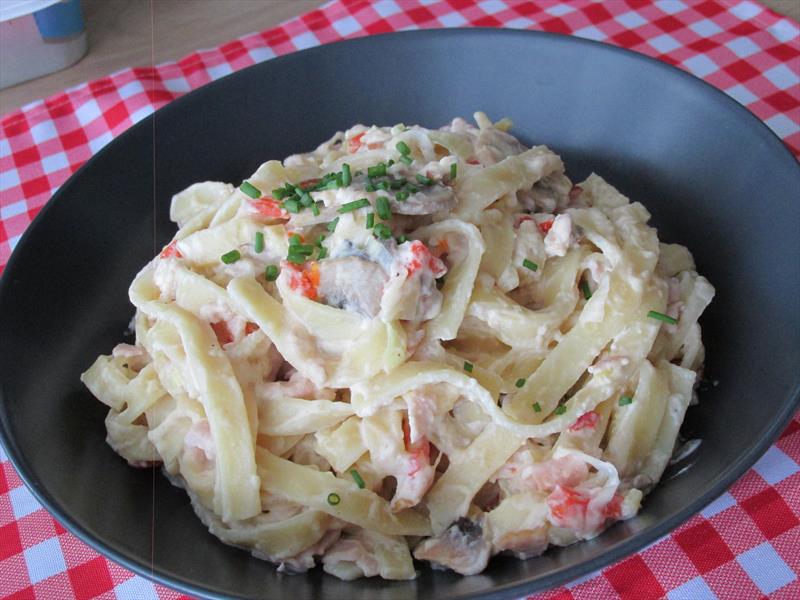 Léttara pasta carbonara