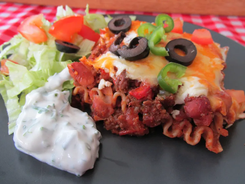 Mexíkóskt lasagna